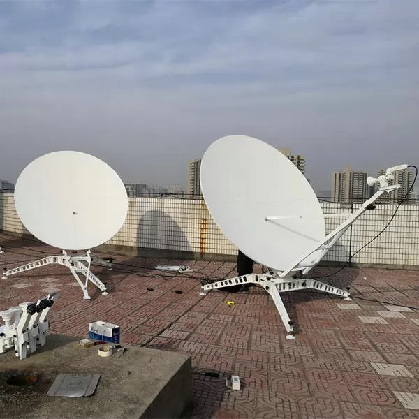 Antena de comunicação por satélite de banda C/Ku de 4,5 m