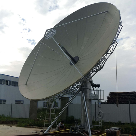 7.3m Rx/Tx satellite communication antenna
