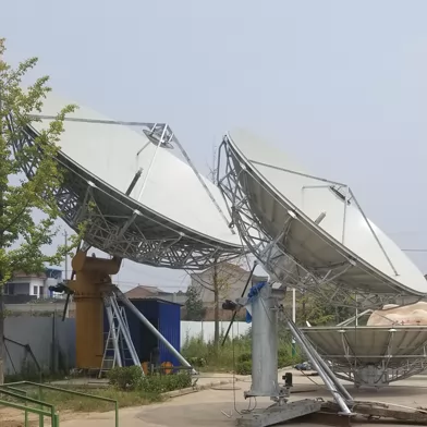 antena de comunicação por satélite cassegrain de 9m