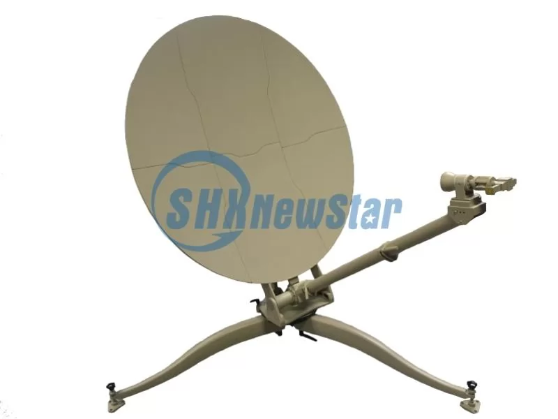 1.2m Ka Band Manual Receiving And Transmitting Flyaway Antenna