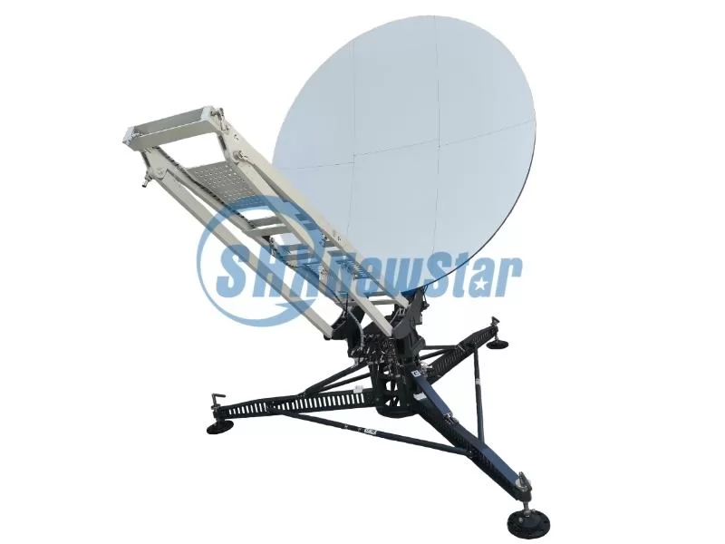 1.8m Carbon Fiber Motorized Flyaway Antenna 