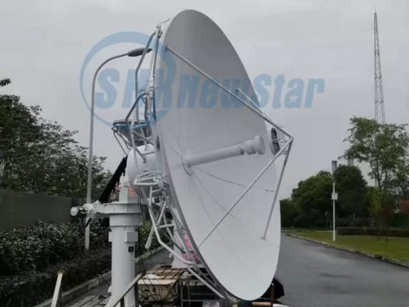 3.7m Motorized Full Motion Earth Station Antenna