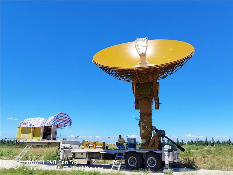 7.3m mobile remote sensing antenna 