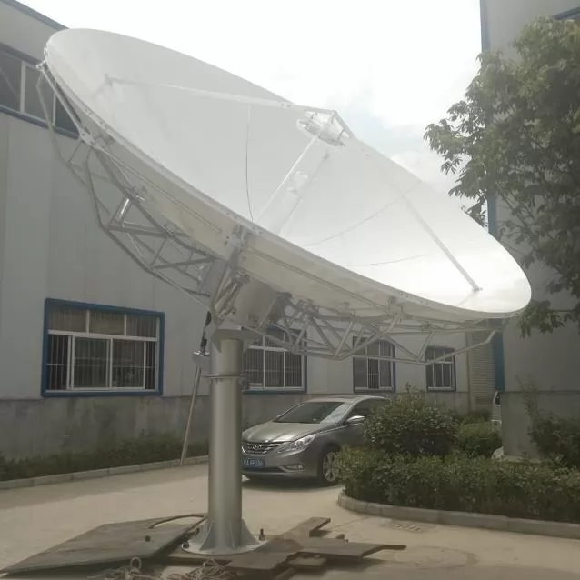 4.5m C/Ku band satellite communication antenna