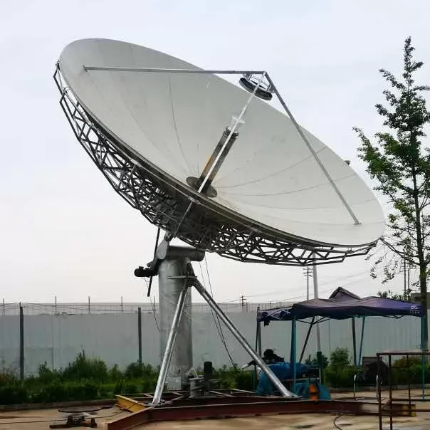 Antena de comunicación por satélite Rx/Tx de 7,3 m